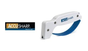 AccuSharp Knife & Tool Sharpener – Diamond-Honed Tungsten Carbide Rust-Free Sharpener
