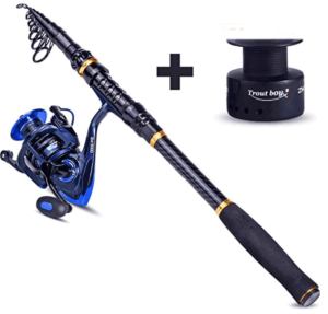 Fly-rod-combo fly rod and reel combo